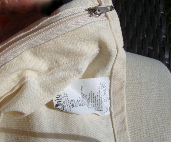 Sedie a sdraio: Liegestuhl Kopfkissen Sofakissen, beige – Usato da Stehrenberg venduto da AB-C 4