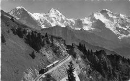 Schynige Platte (BE) SPB Zug Eiger Mönch Jungfrau Bahn