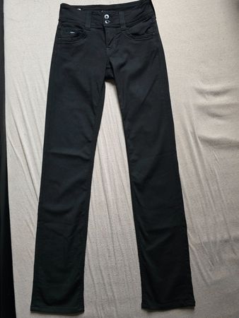 Pepe Jeans, Damen Hose, schwarz, Gr. 27, sehr guter Zustand