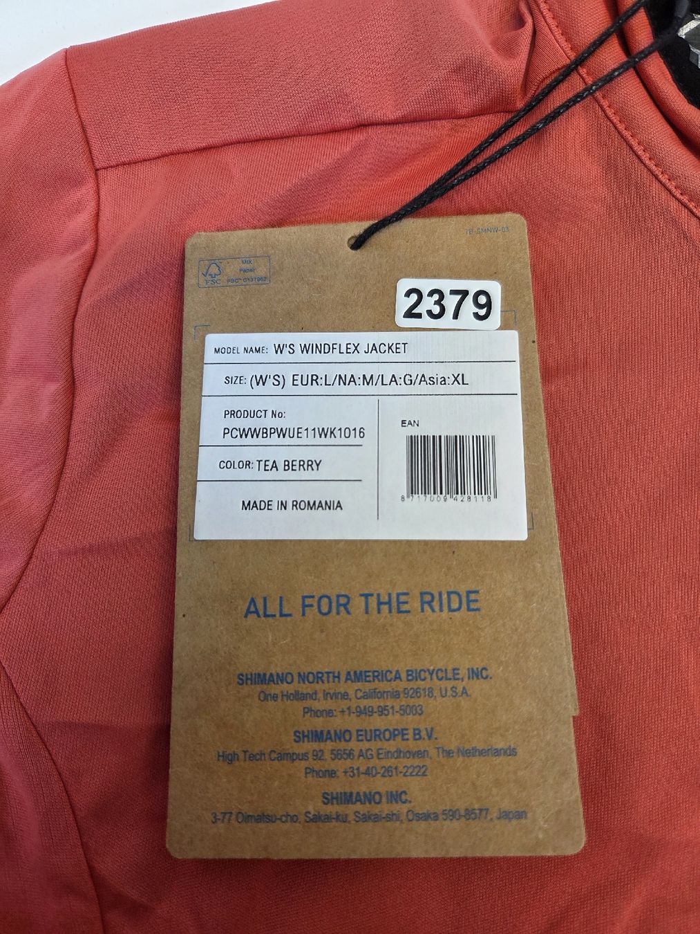Shimano Giacche: SHIMANO Windflex Damen Windjacke Velojacke Rot, Größe M – Nuovo e nell'imballaggio originale da Braunau venduto da Brand-Store 3