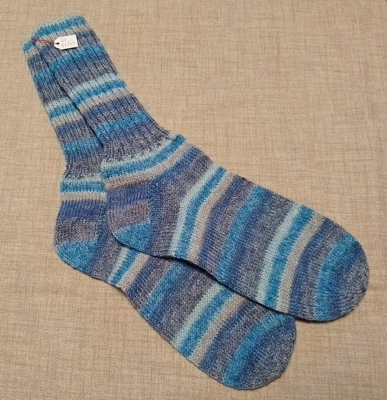Socken: Gestrickte Socken/Wollsocken  Gr. 41/42 – Neu und originalverpackt aus Brienz BE von stora