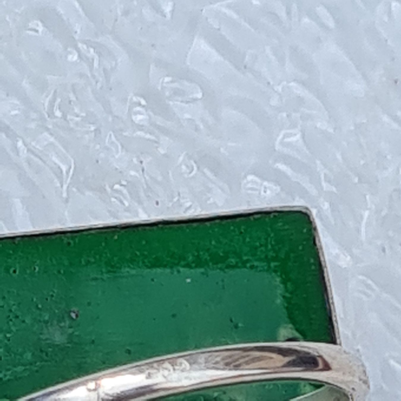 Anelli: Wunderschöner Ring echtes Silber mit grossem Seeopal – Nuovo (secondo la descrizione) da Basel venduto da ivoli 3