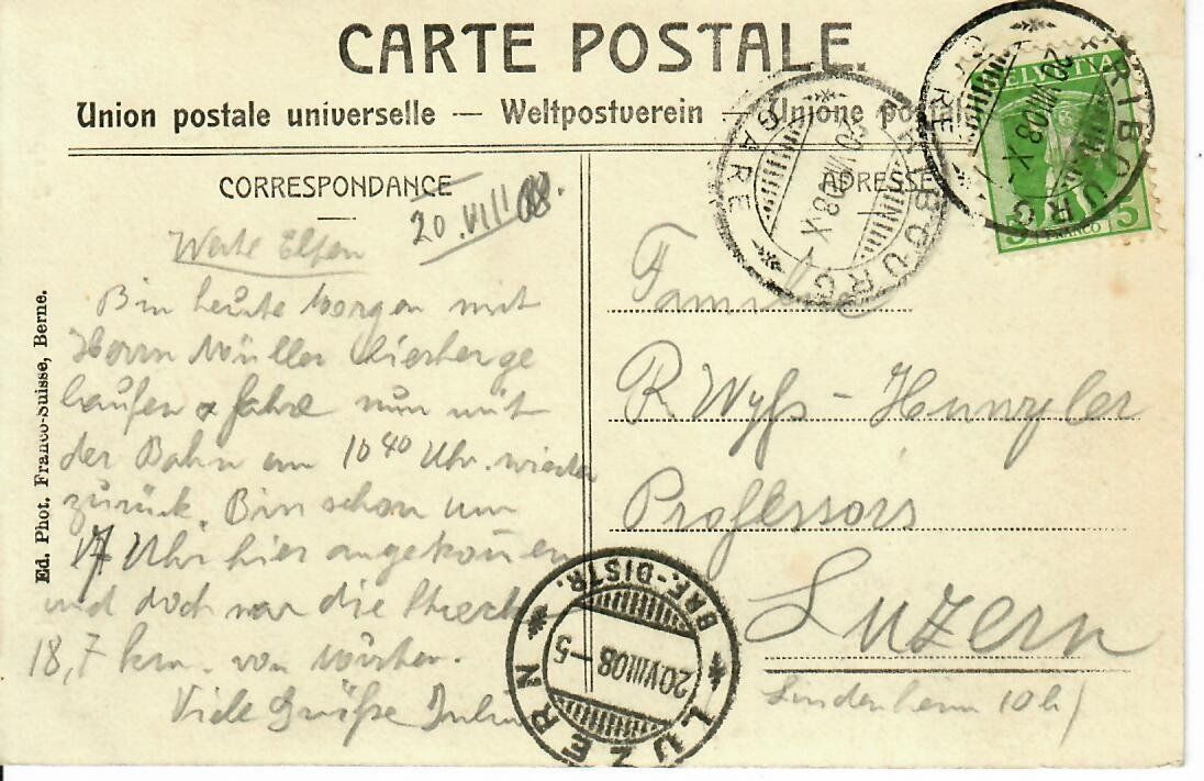 Cartes postales: Fribourg – D'occasion à Hochdorf par Ziegel-16 1