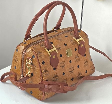 MCM Speedy Boston 25 Heritage Cognac   