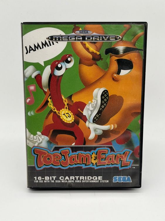 Juin10 -- Jeu vidéo Jouet Vintage SEGA MEGA DRIVE TOE JAM & EARL