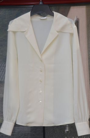 Saint Laurent Seidenbluse / blouse en soie M
