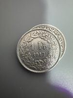 1 Fr. 1943 Muenze Silber guter Zustand