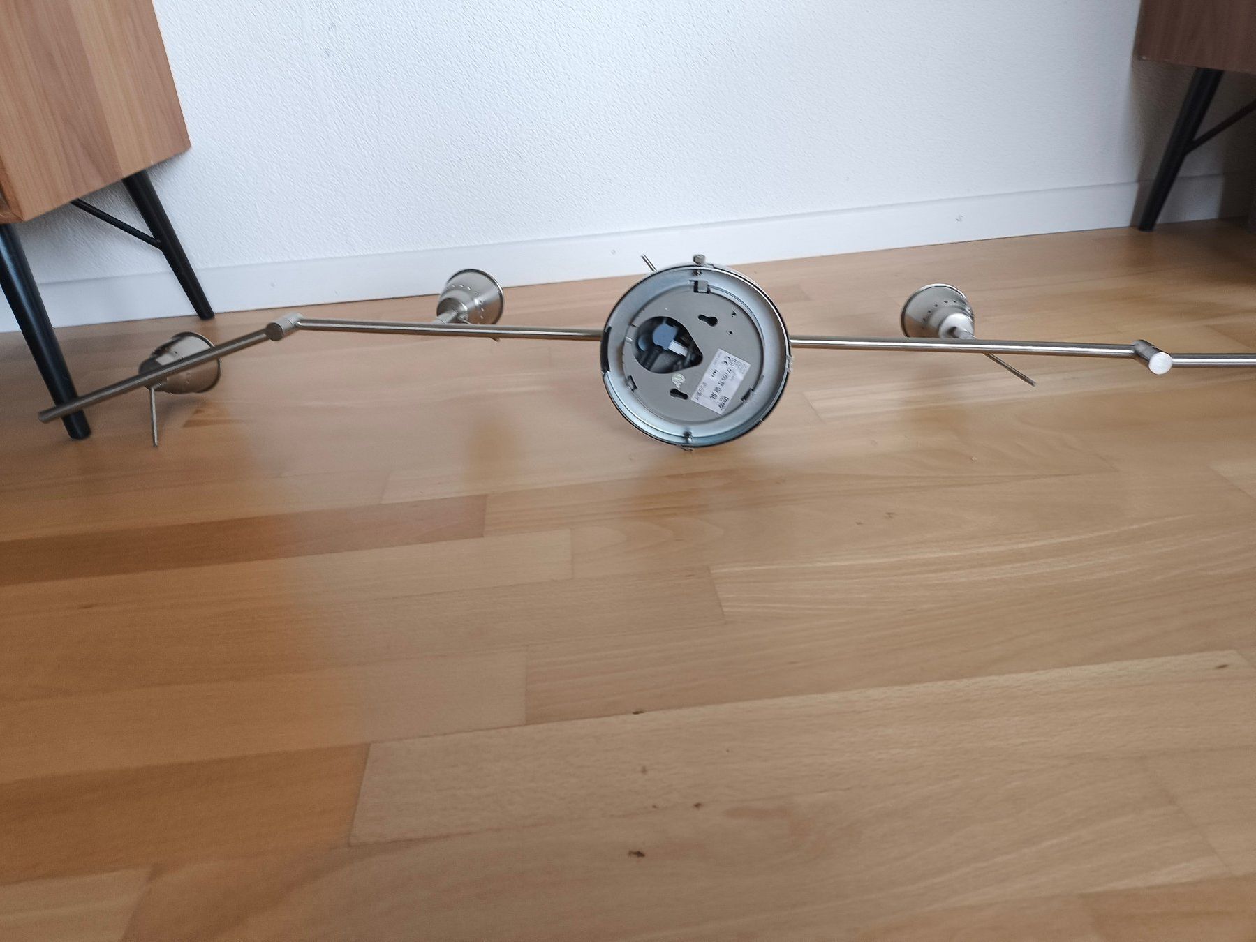 Ikea Lampade: IKEA Barometer Lampe mit 5 Spots (silber) – Usato da Hedingen venduto da Kafi5 5