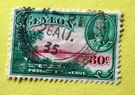 Briefmarken aus Sri Lanka (Ceylon) gestempelt 