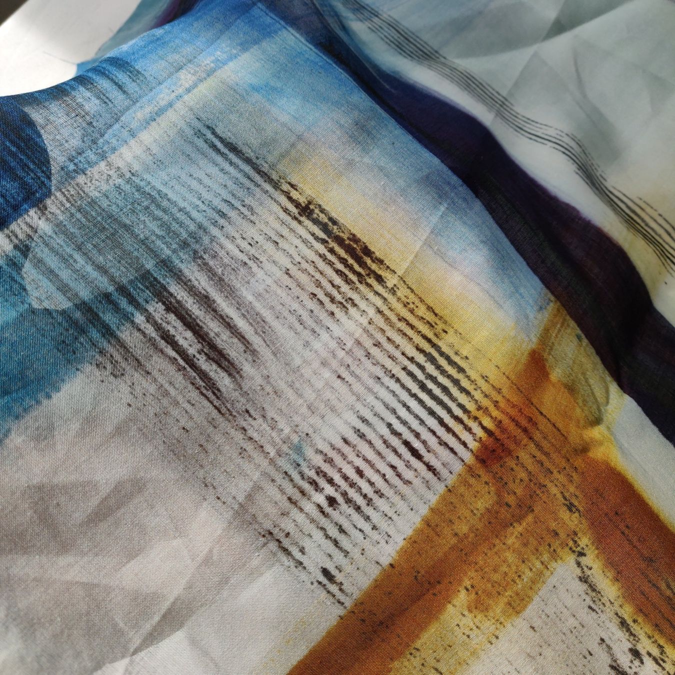 Stoffe: Ital. Batist Baumwolle Panel 1.02x1.40m Acquarello – Neu (gemäss Beschreibung) aus Lufingen von Voyager7 4