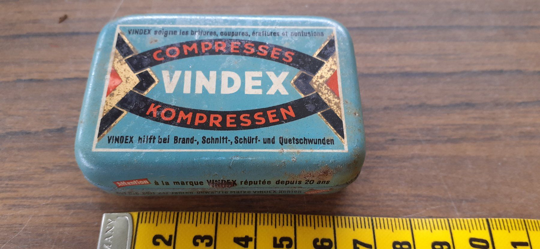 Barattoli: Blechdose antik Vindex – Usato da Mörschwil venduto da wunderkiste44 5