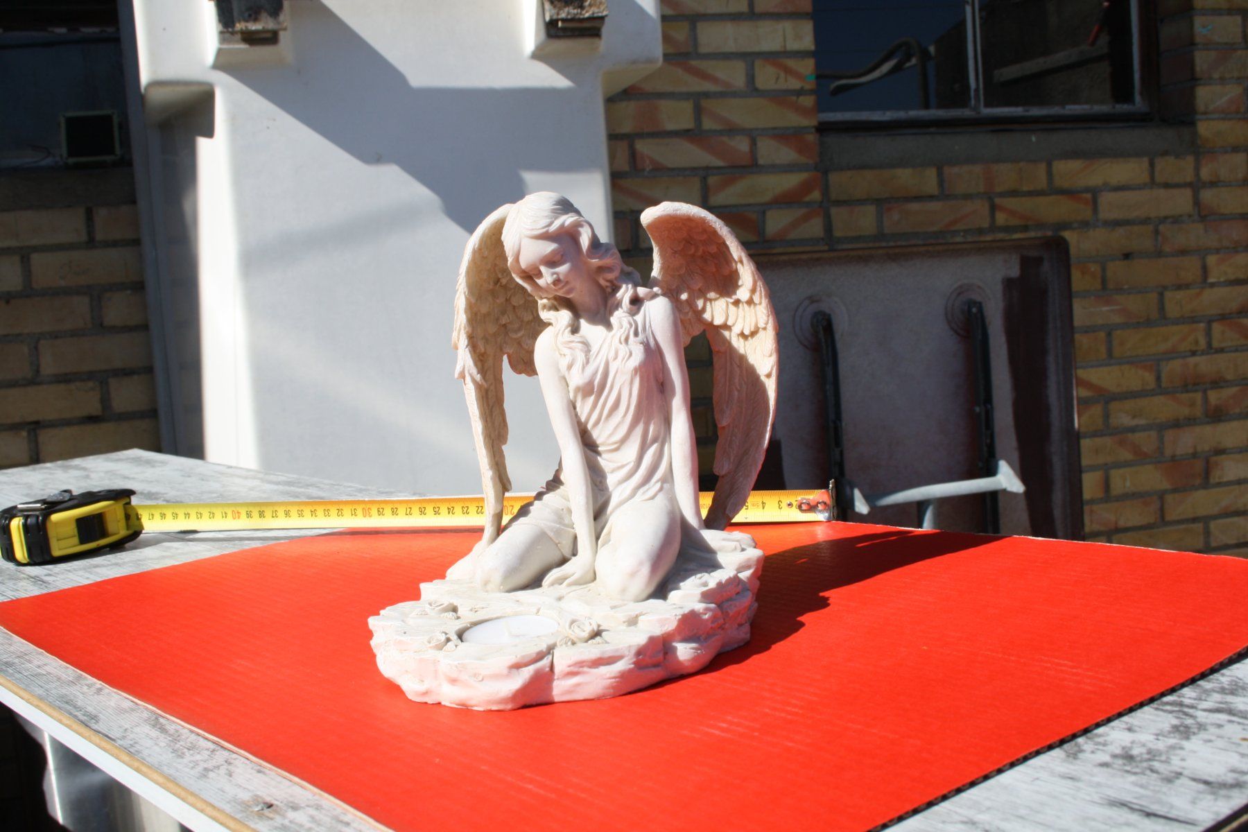 Statuette: ENGEL ENGELSFIGUR MIT TEELICHT – Usato da Wauwil venduto da Pneuedy 9