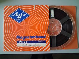 3 AGFA Magnettonbänder PE 31 – bespielt