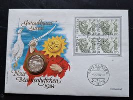 Ersttagsbrief/ FDC, Münze Automatenmarke Sursee Numisbrief