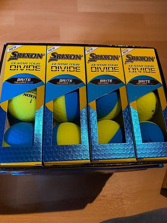 Srixon Palloni: Neue Golfbälle Srixon Q-Star Tour Divide – Nuovo e nell'imballaggio originale da Aarberg venduto da GolFamin 1