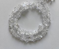 Bergkristall, Freeform 10x5mm, Strang