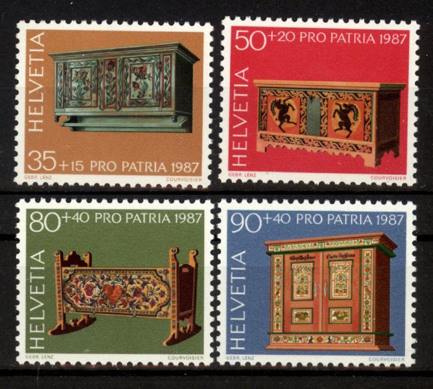 Tutti i francobolli: Pro Patria, 1987 ** – Usato da Willisau venduto da Vollstempel