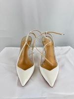 Louboutin Slingbacks, Grösse 38, Weiss - Top!