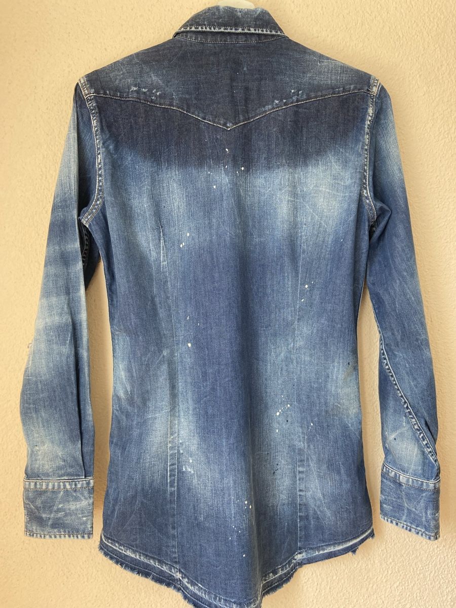 Dsquared2 Camicie, T-shirt & Polo: DSQUARED2 Jeanshemd ICON Gr. 16Y – Nuovo (secondo la descrizione) da Dübendorf venduto da Sebashop 1