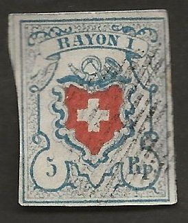 Alle Briefmarken: Schweiz Rayon 17II – Gebraucht aus Au ZH von xelagreb01