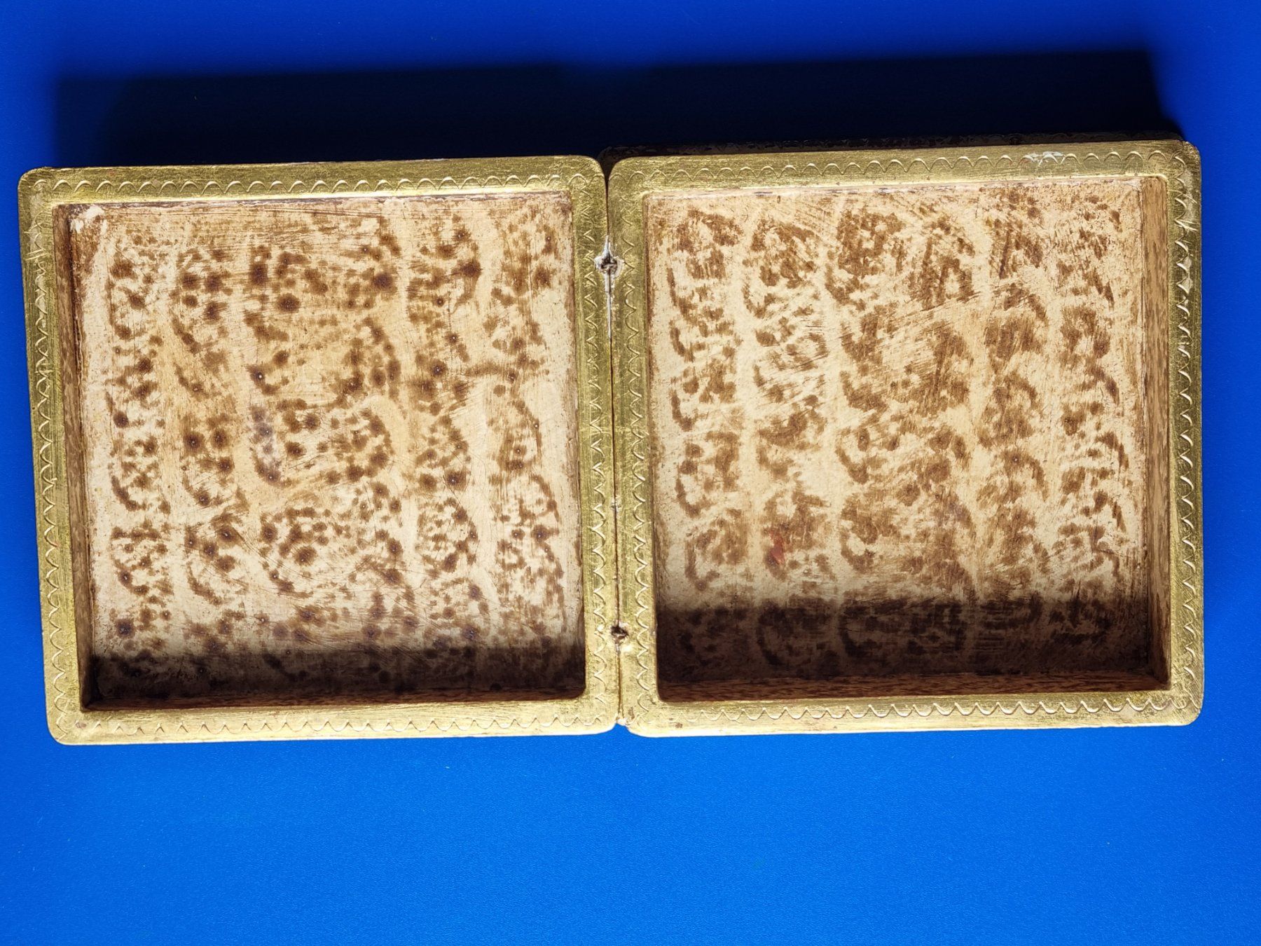 Portagioie: Holzbox Gemahlen sehr schön Schatulle – Usato da Schaffhausen venduto da Leveron13 7