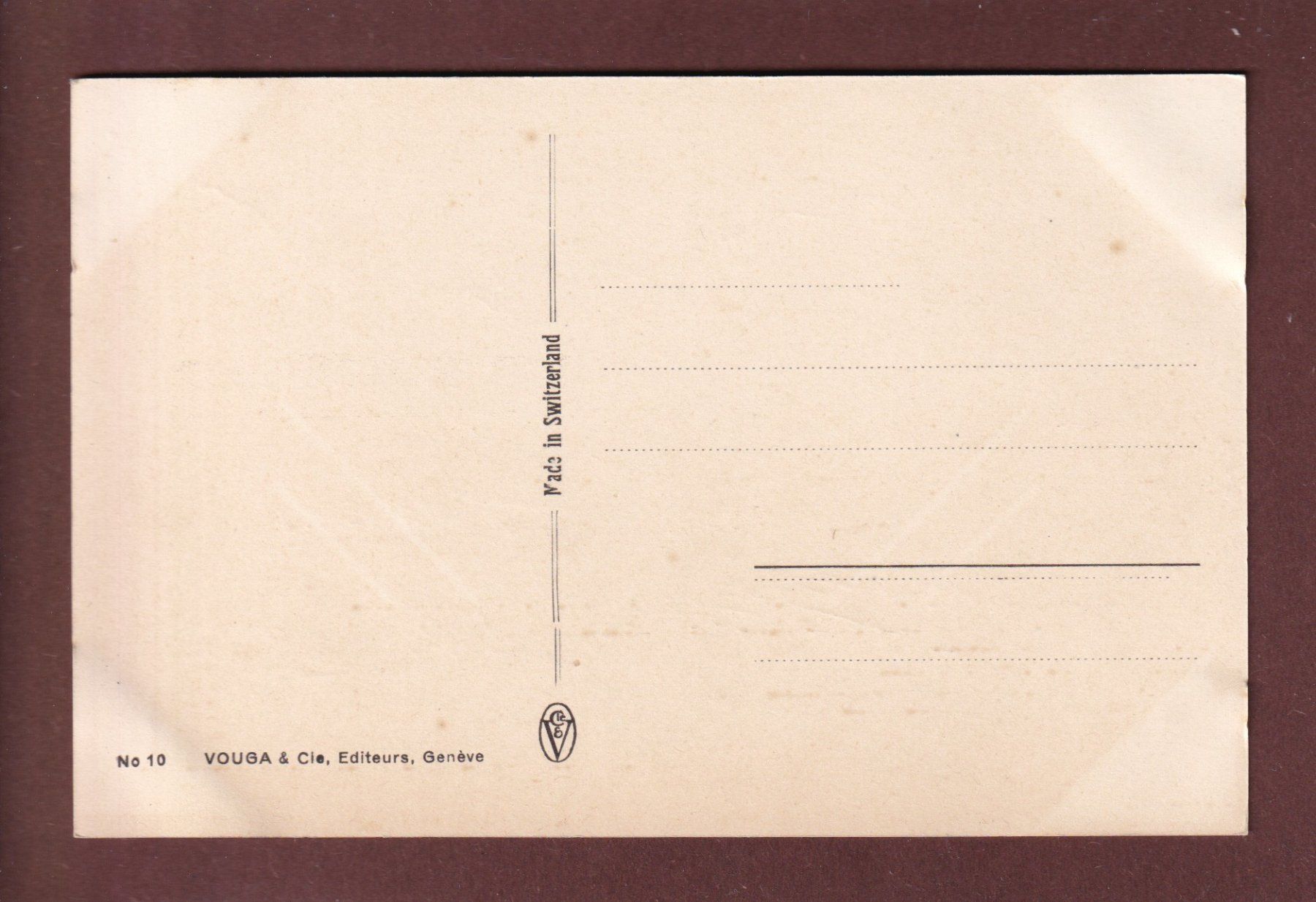 Cartoline postali: MAZOTS - Vouga – Usato da Pully venduto da nicecards 1