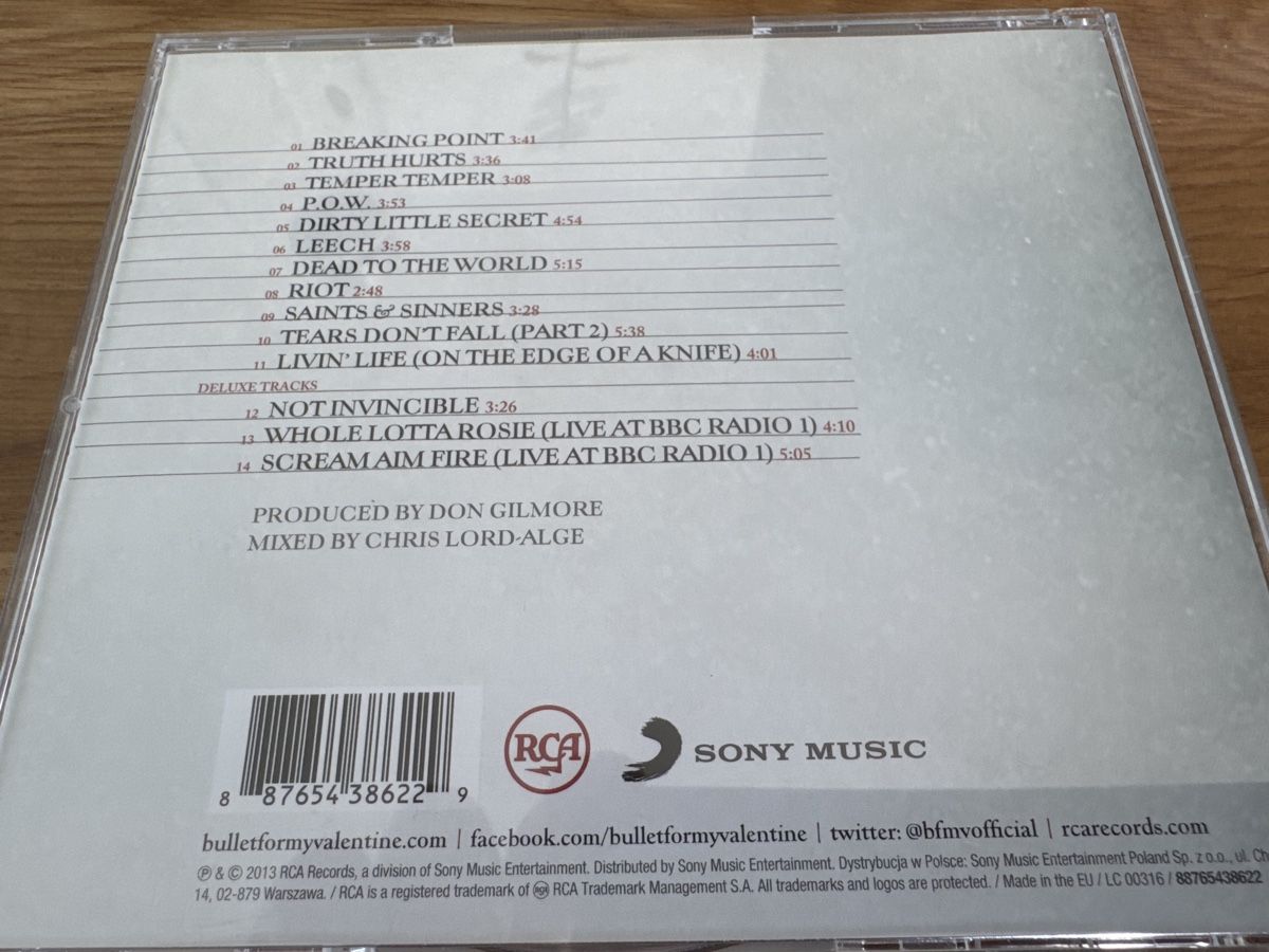 CDs: Deluxe Version Bullet For My Valentine - Temper Temper CD – Gebraucht aus Muhen von Kusi_ 2