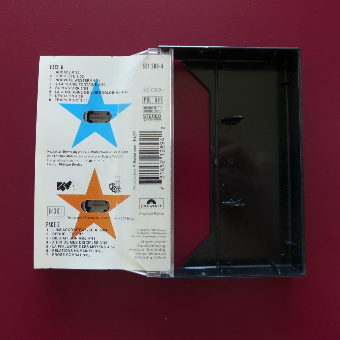 Kompaktkassetten: MC Solaar: Prose Combat - Kassette – Gebraucht aus Rapperswil SG von Vespinone 1