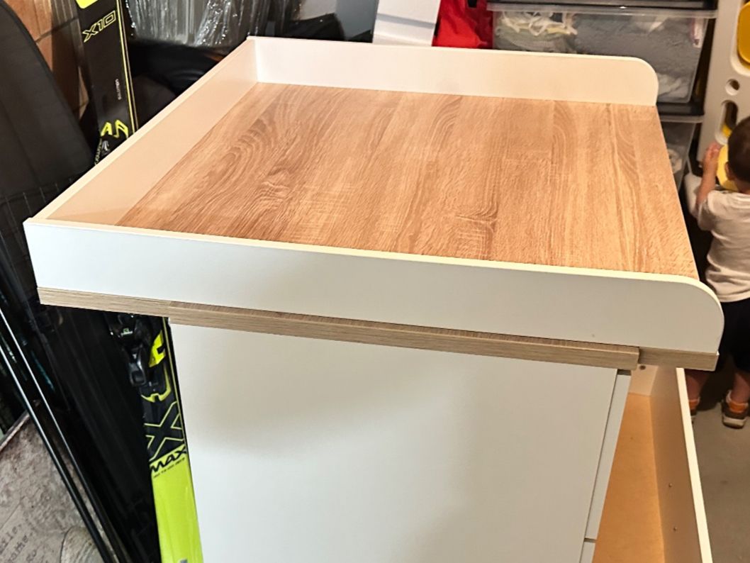 Fasciatoi & Accessori: Wickelkommode Kinder weiss Holzoptik – Usato da wallisellen venduto da GiorgiS 2