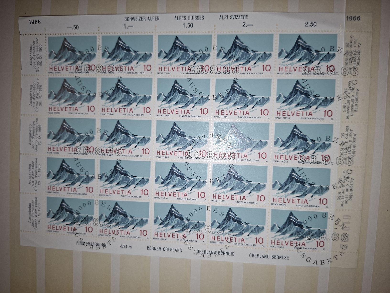Tous les timbres: Album Kleinbögen / 4er Blocks / divers  – D'occasion à Balgach par SIMEON27 1