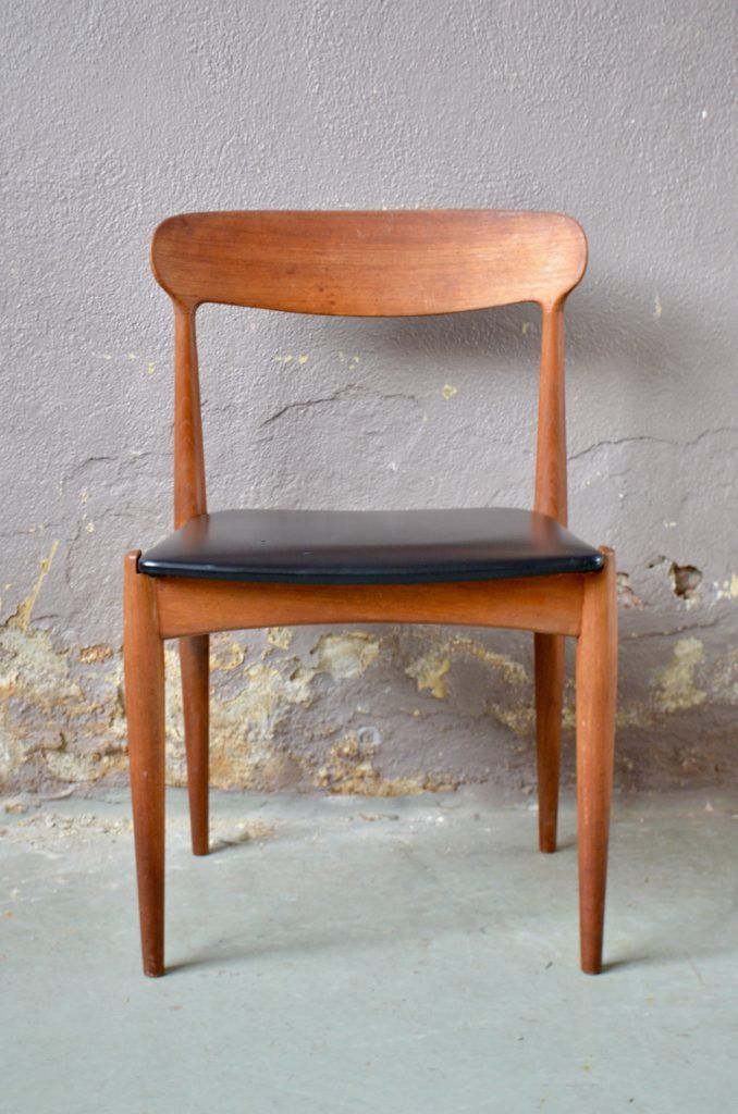 Sedie: Chaise scandinave de Johannes Andersen en teck Samcom – Usato da COLMAR venduto da Sophiebellelurette 9