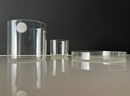 3 Antike Labor Gläser