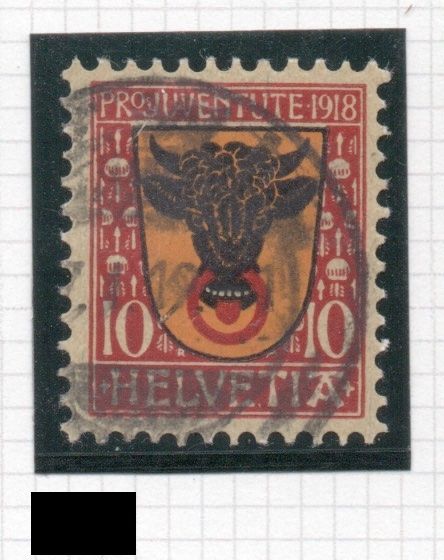 Tutti i francobolli: 1918  PRO JUVENTUTE @ – Usato da Basel venduto da Ammedysli49