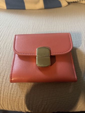 Portemonnaie Sezanne Leder pink guter Zustand