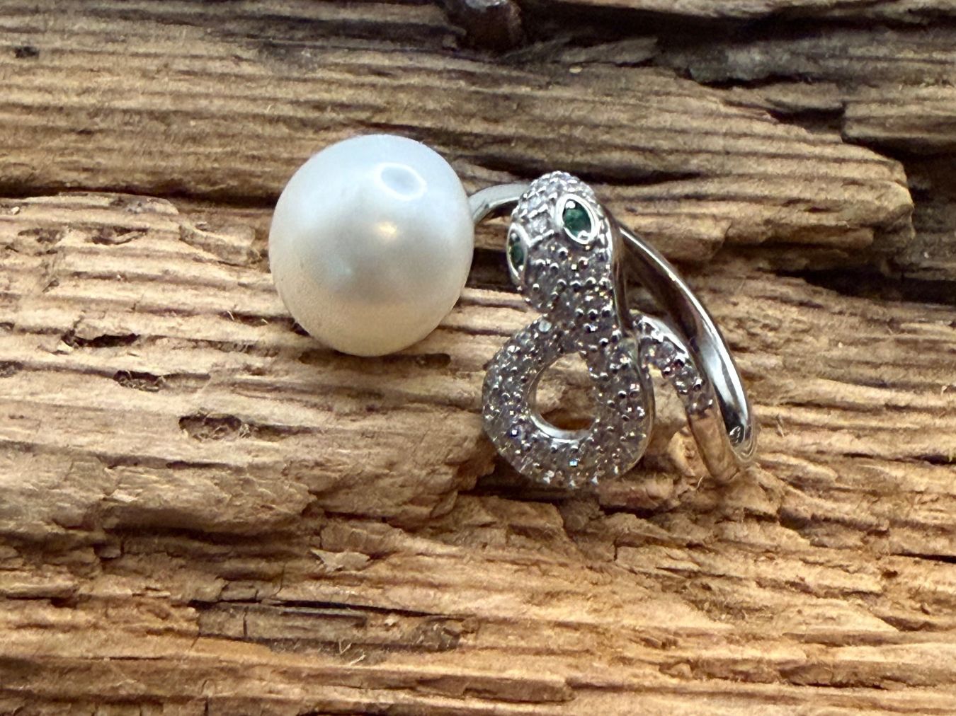Ringe: Witziger Silber Ring mit einer Süsswasserperle – Neu (gemäss Beschreibung) aus Luzern von S.Kern01 1