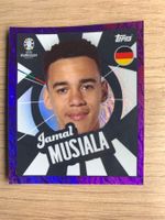 Soccer Jamal Musiala PURPLE Sticker Topps Euro 2024