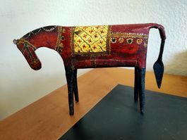 Pferde-Figur aus Metall