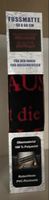 Fussmatte 40x60 cm schwarz neu mit PVC-Rückseite