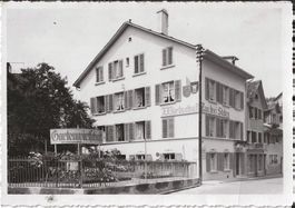 Karte Zürich (Wirtschaft zun drei Stuben)