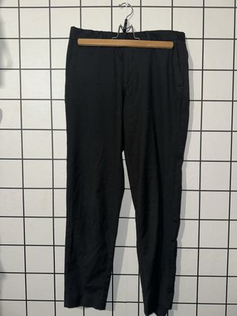 Topman Smart Trousers W28 Black Elegant Modern Fit Chino