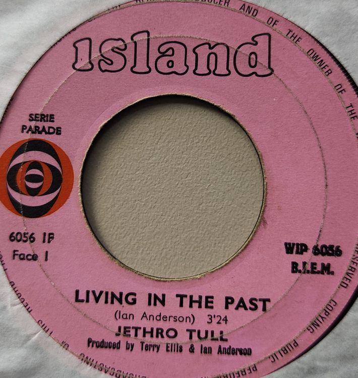 VinylSingle Jethro Tull Living In The Past Kaufen auf Ricardo
