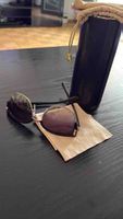 Sonnenbrille Bvlgari schwarz gold neuwertiger Zustand