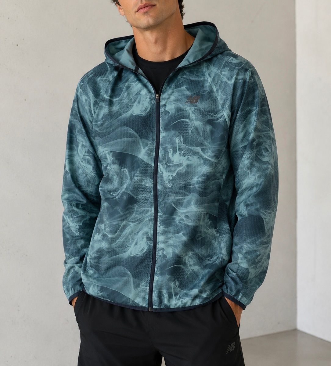 New Balance Giacche: New Balance Windbreaker blau Gr. M – Usato da Bottmingen venduto da ana_5hrv
