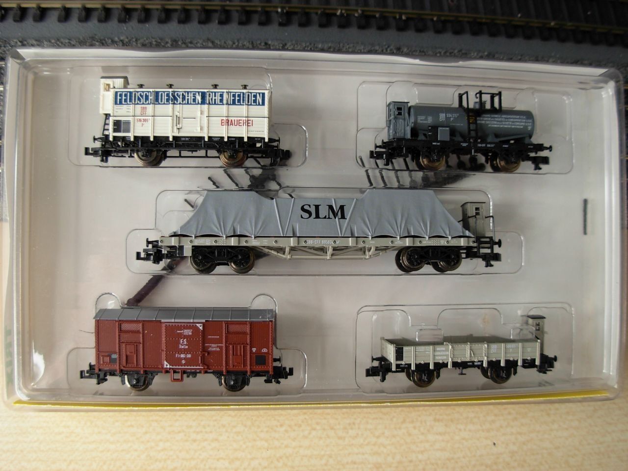 Trix Modellini di ferrovie: N: SBB Wagenset "Gotthardstrecke" – Nuovo e nell'imballaggio originale da Oberrieden venduto da Hobbyschiff