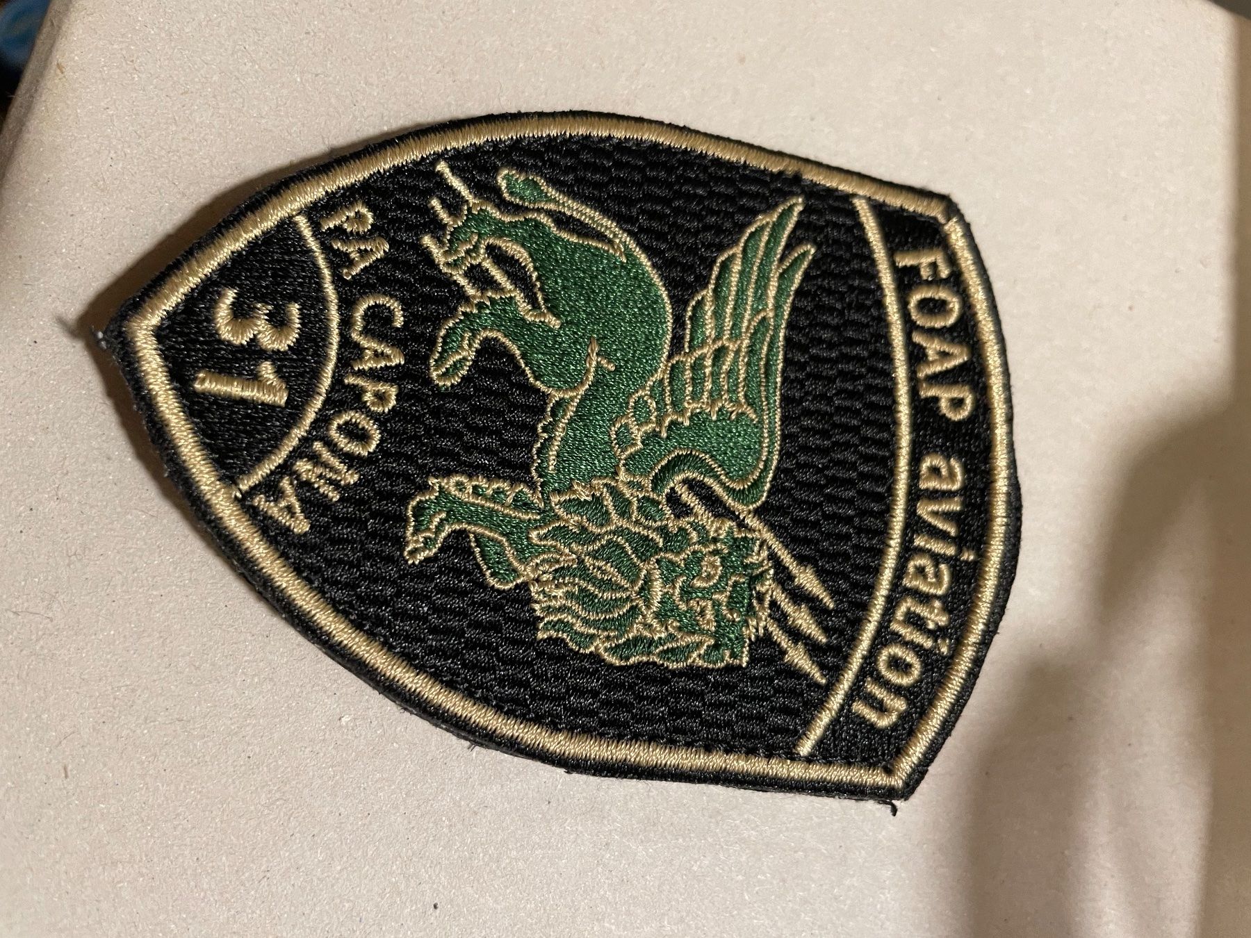 Schweizer Armee Placchette & Badge: Badge Klett FOAP aviation 31 – Usato da Oberiberg venduto da reimet