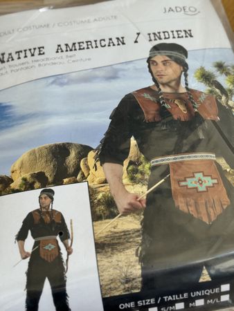 Indianer Kostüm für Erwachsene, Grösse XL