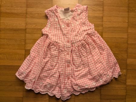 Herzliche Mädchen Kleid Gr. 74, 100% Baumwolle