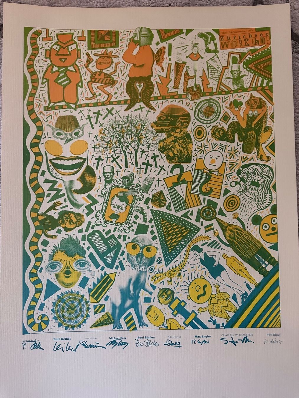 Grafica & Litografie: POP-ART SERIGRAPHIE – Usato da Gersau venduto da grafik-kunst 2