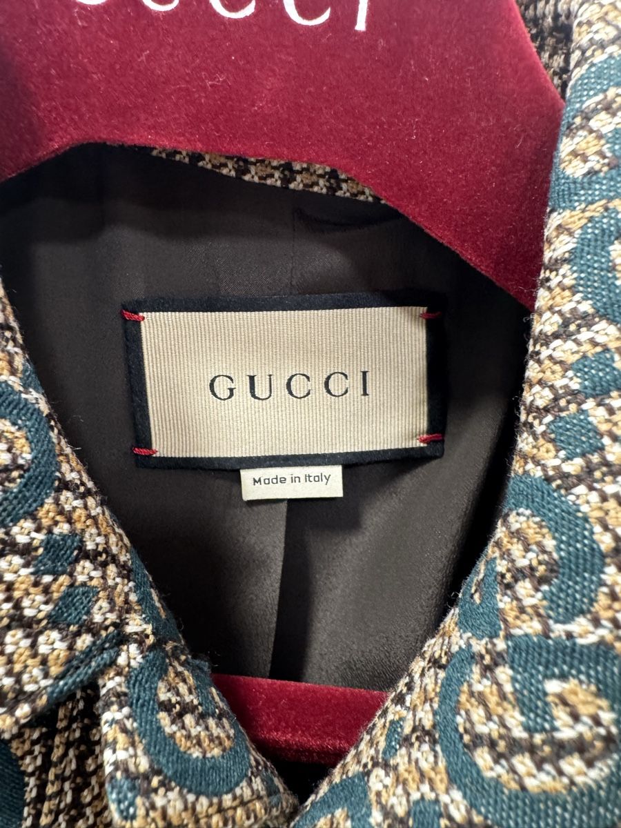 Gucci Vestes: Gucci Jacket GG Monogram Beige Size it 38 New – Neuf (Voir description) à Thonex par Lux_brands01 3