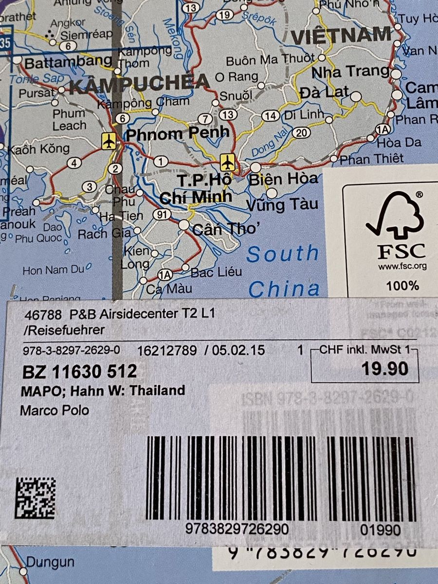 Libri: MARCO POLO Reiseführer Thailand – Usato da Biel-Benken BL venduto da PANORMUS 2